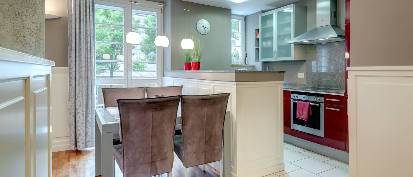 apartment with garden 	 München Schwabing-West (rund um den Bonner Platz) 04 kitchen 10060