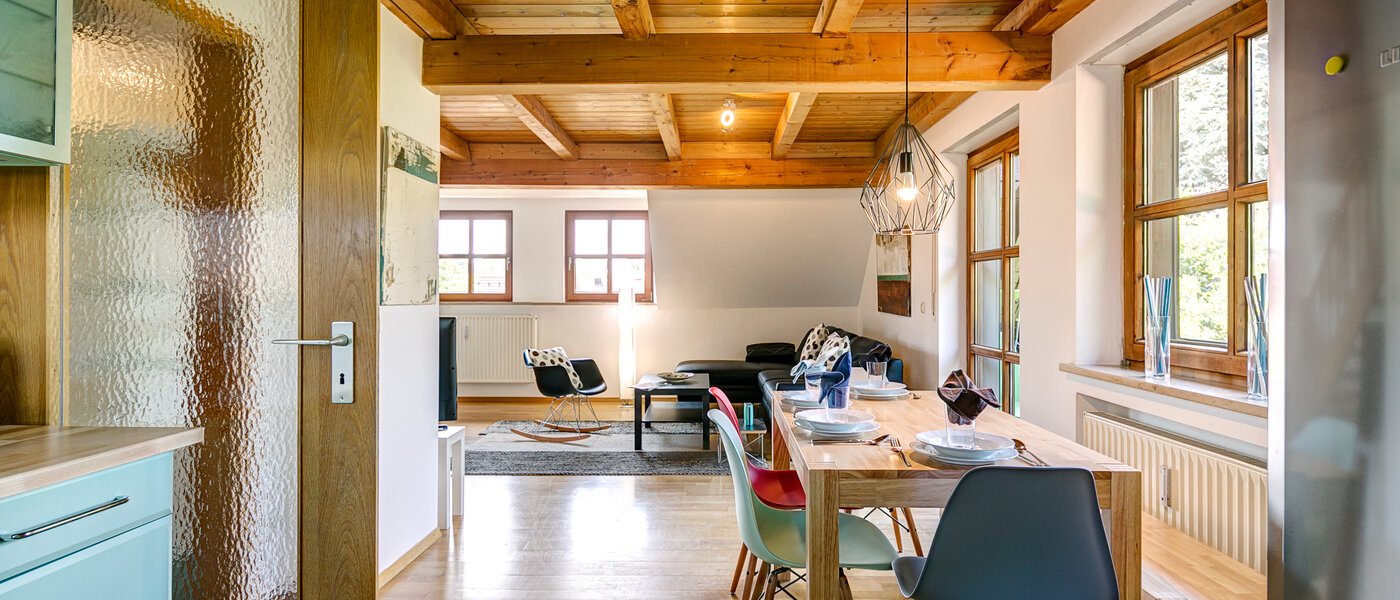 attic apartment München Obermenzing 04 living room 10079