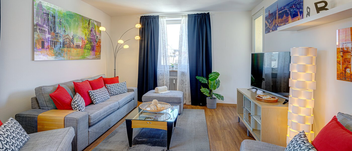 apartment München Lehel 03 living area 10088