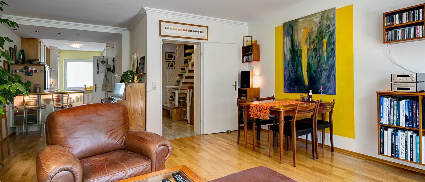 townhouse München Fasangarten 04 living room 10099
