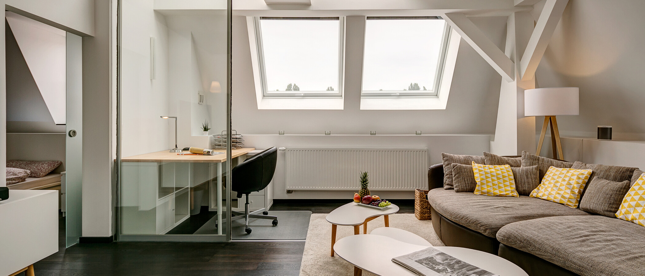 attic apartment München Schlachthofviertel 02 office area 10128