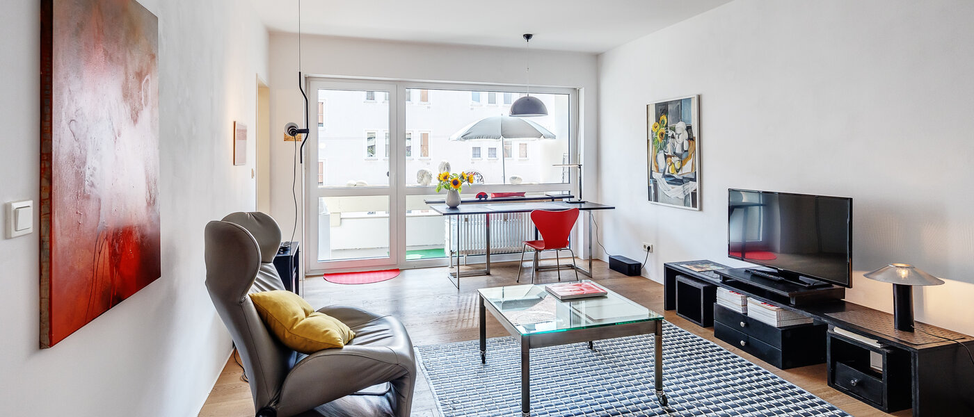 apartment München Schwabing-West (rund um den Hohenzollernplatz) 01 living area 10175