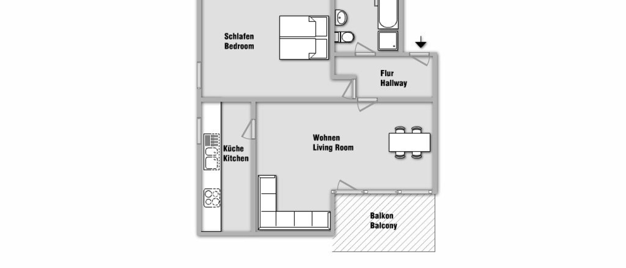 attic apartment München Trudering 01 floor plan 10283