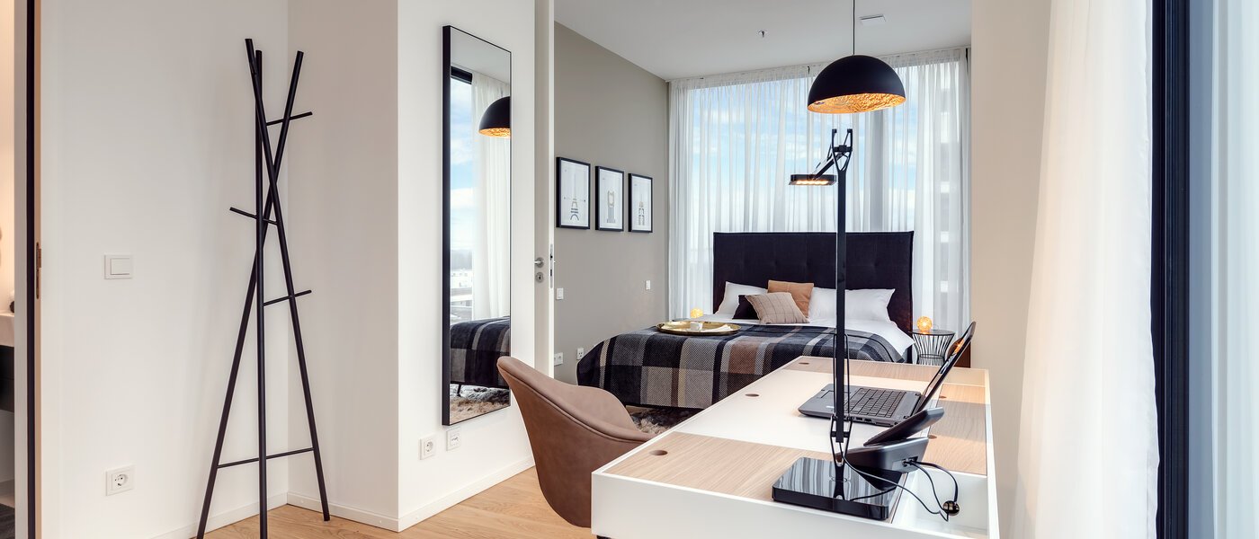 apartment München Nymphenburg 01 sleeping area 10338