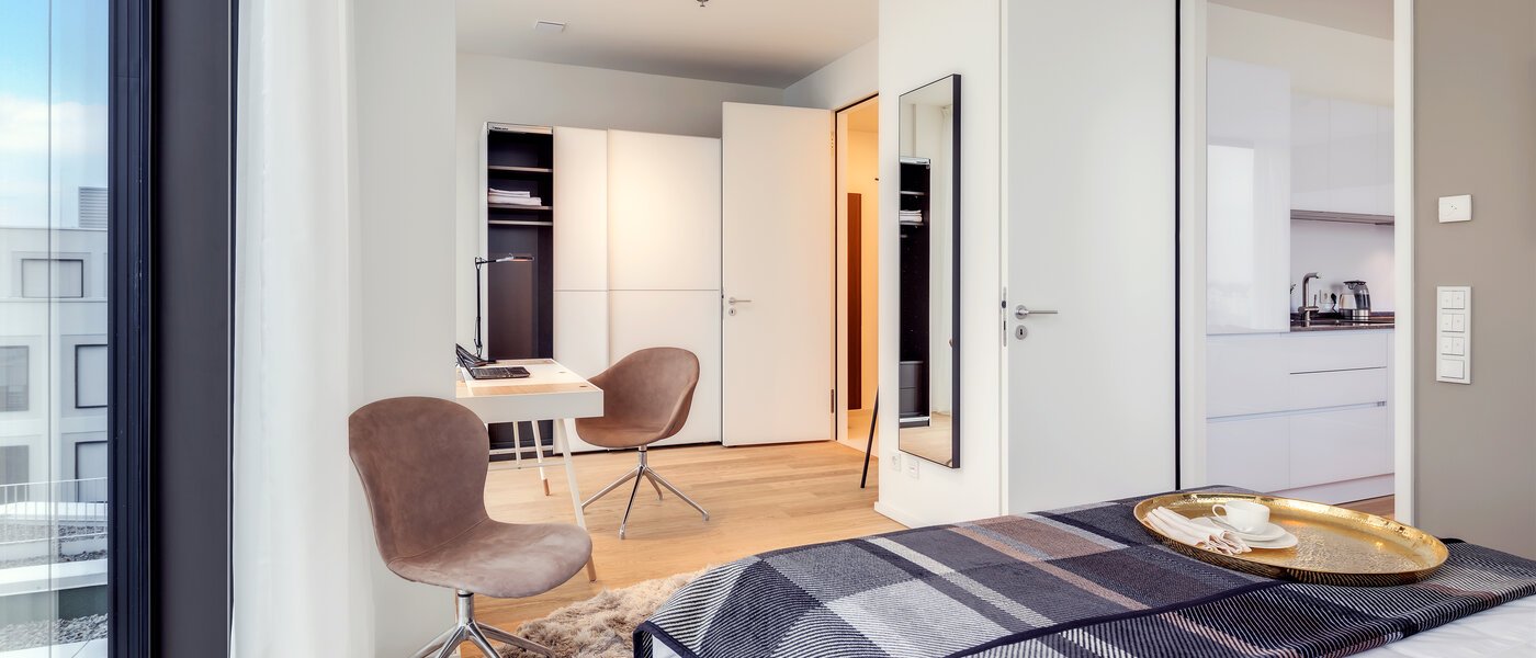 apartment München Nymphenburg 05 sleeping area 10338