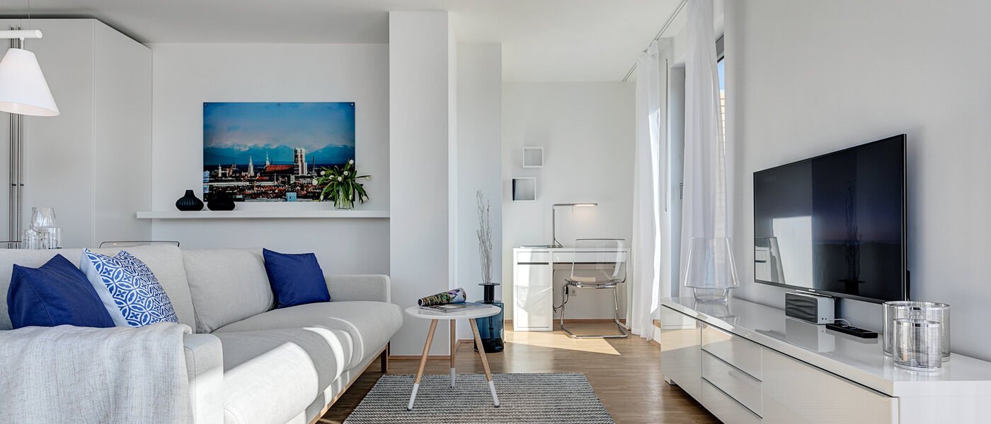 roof terrace apartment München Ramersdorf 03 living room 10340