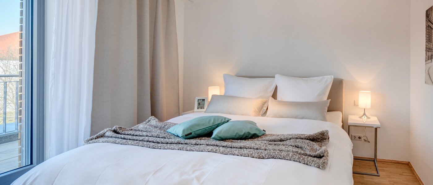 roof terrace apartment München Ramersdorf 01 sleeping area 10340