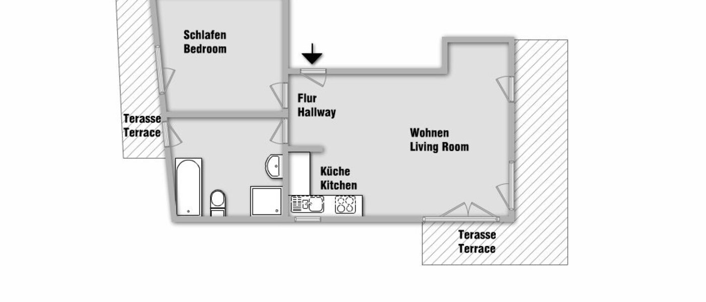 roof terrace apartment München Ramersdorf 01 floor plan 10340