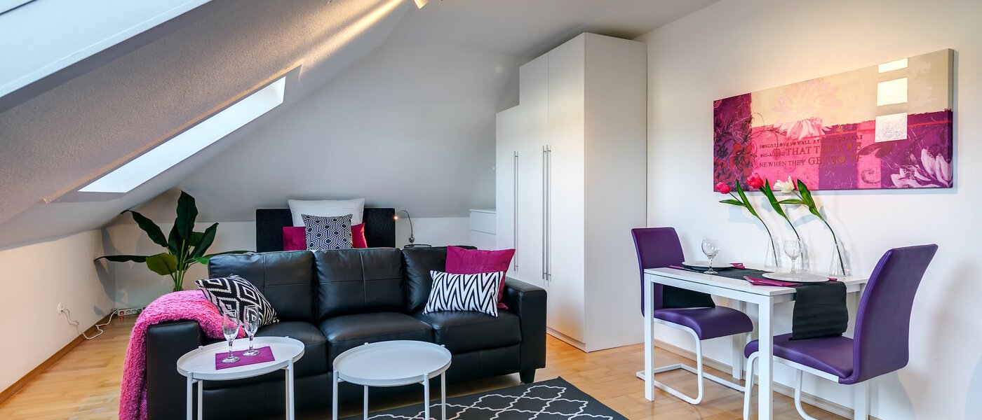 attic apartment München Maxvorstadt - Rund um den Josephplatz 01 living room 10347