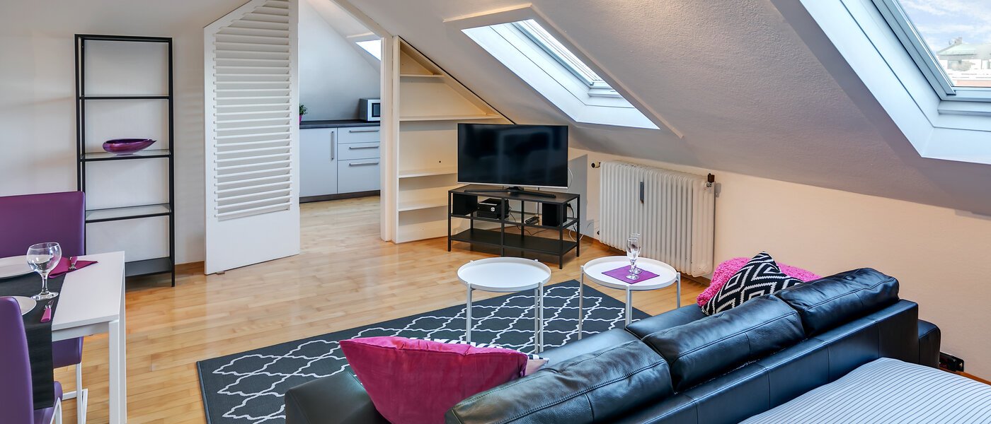 attic apartment München Maxvorstadt - Rund um den Josephplatz 03 living room 10347