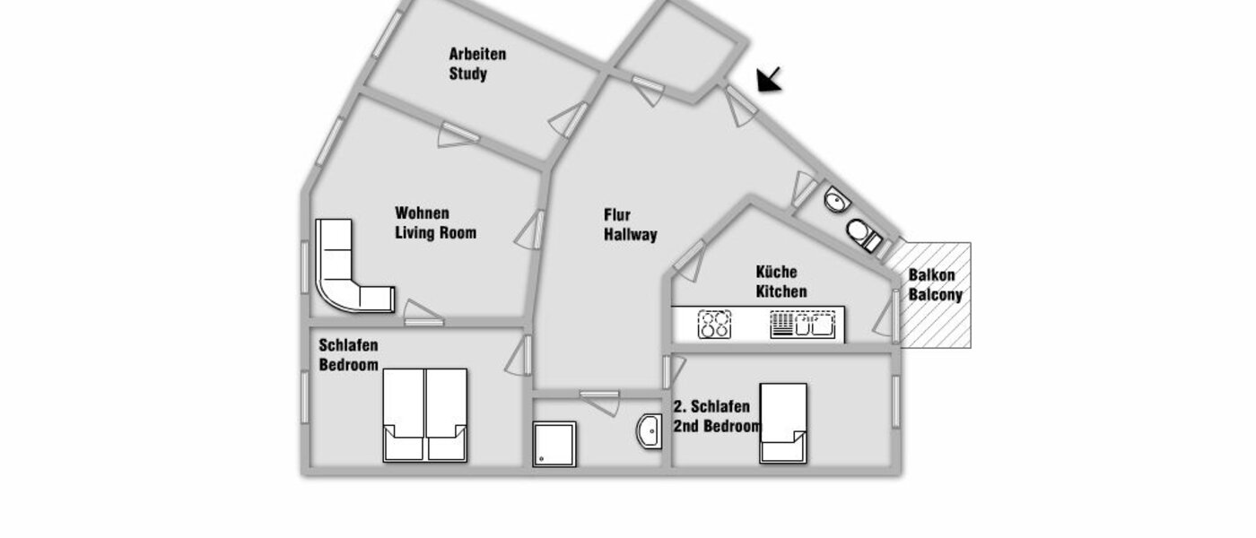 apartment München Lehel 01 floor plan 10369