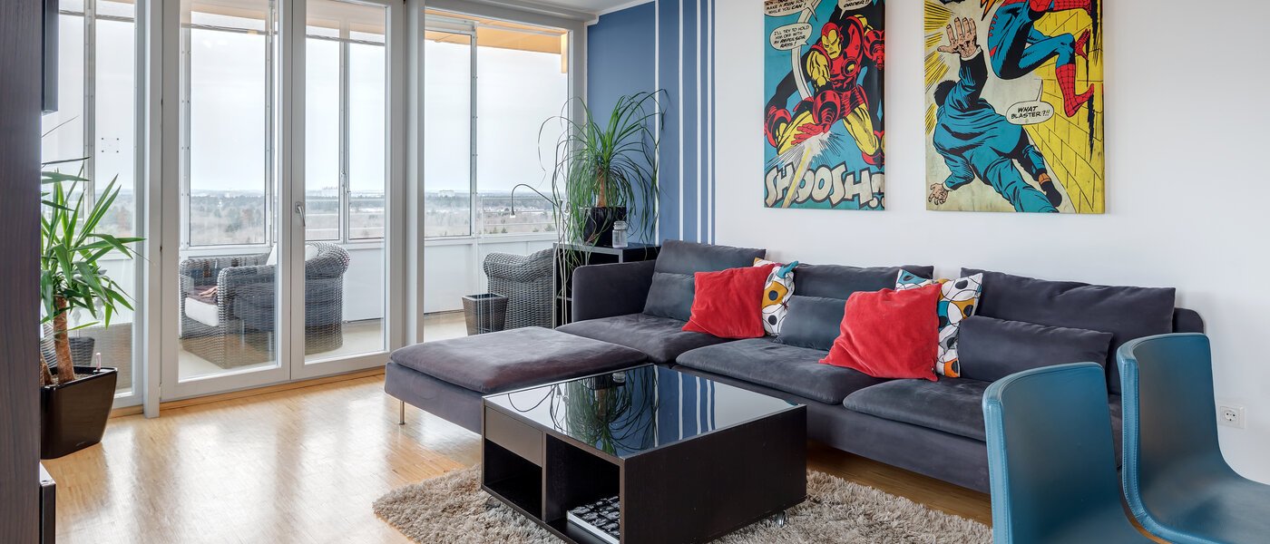 apartment München Obersendling 02 living room 10385