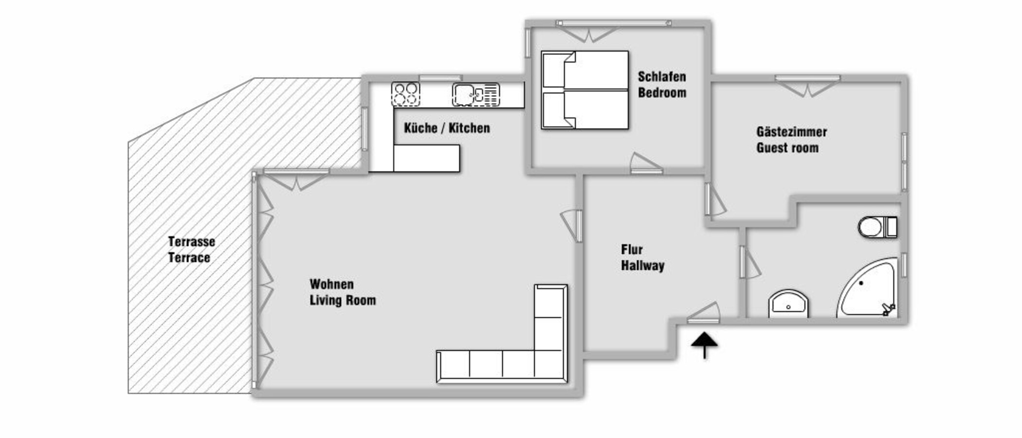 apartment Haar 01 floor plan 10386