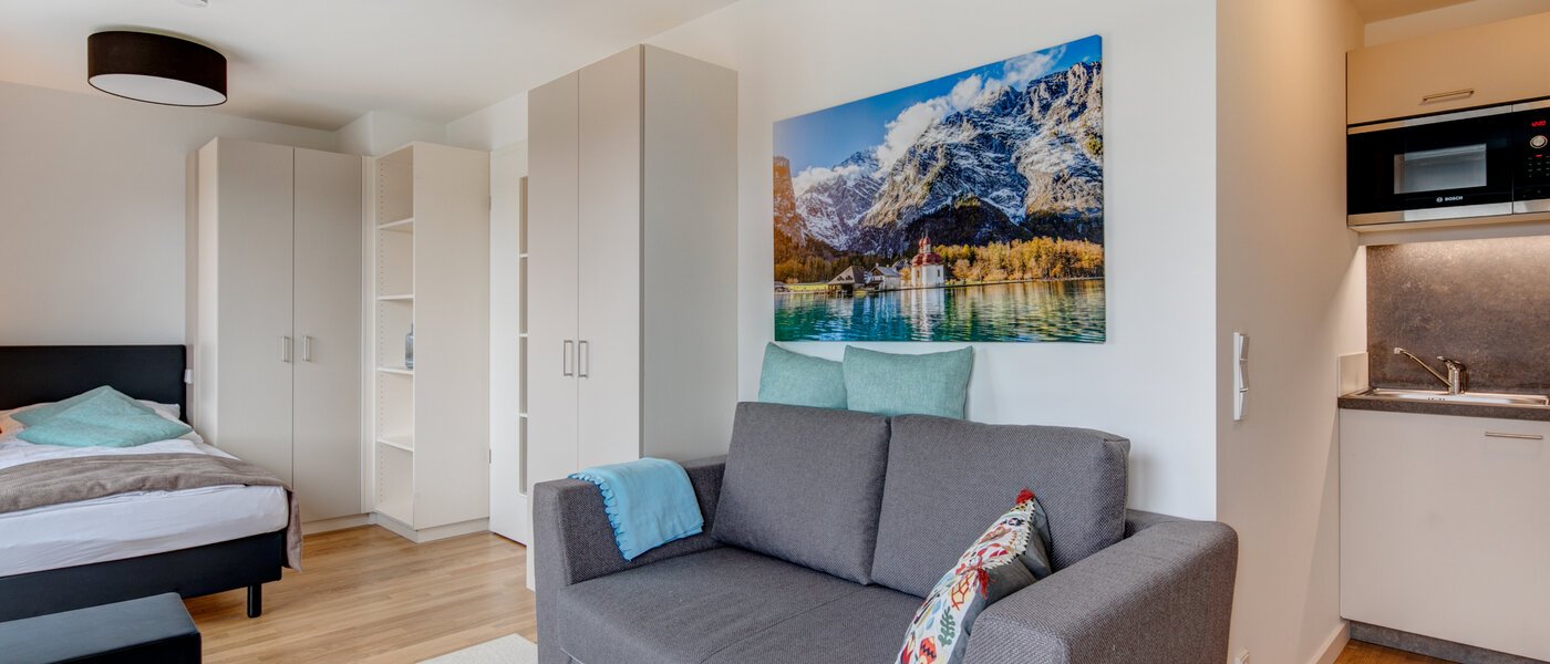 apartment München Am Hart 02 living room 10417