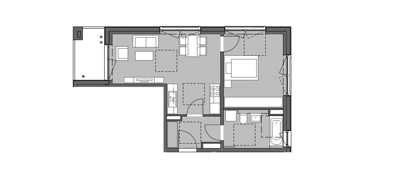 apartment München Am Hart 01 floor plan 10421