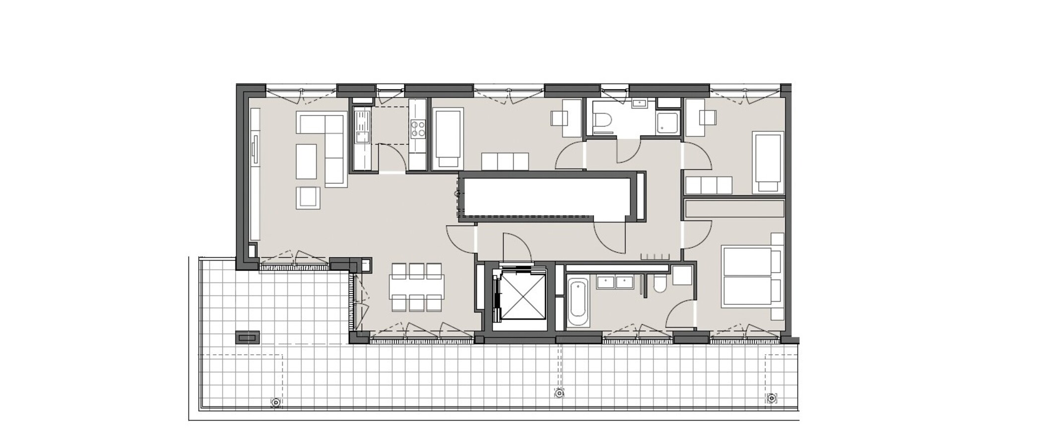 attic apartment München Am Hart 01 floor plan 10425