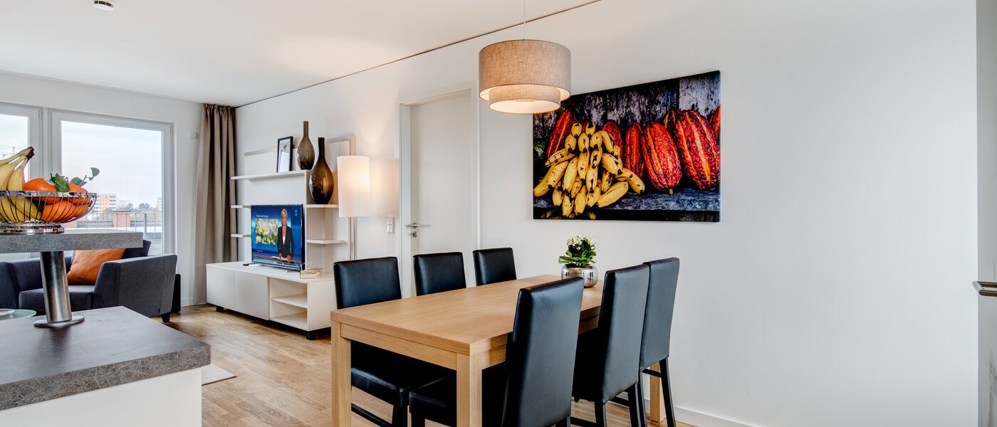 roof terrace apartment München Am Hart 04 living room 10440