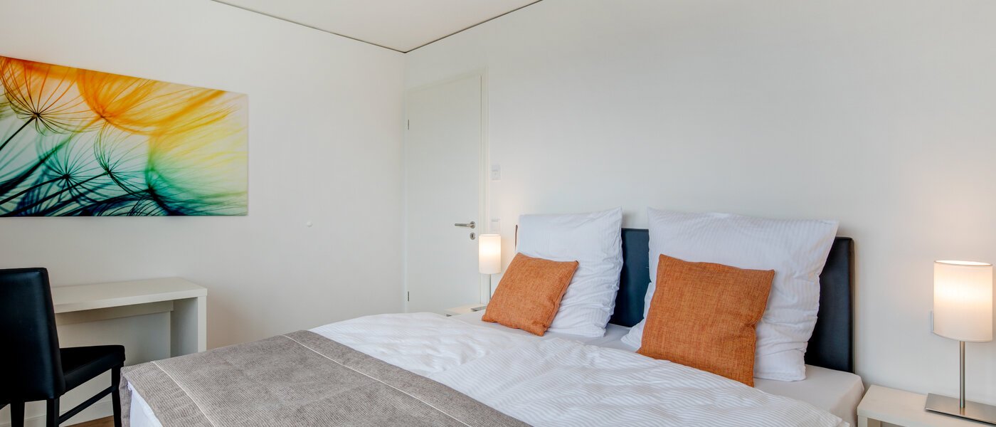 roof terrace apartment München Am Hart 01 sleeping area 10440