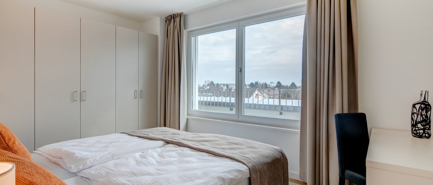 roof terrace apartment München Am Hart 03 sleeping area 10440