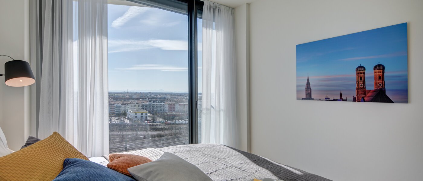 apartment München Nymphenburg 04 sleeping area 10451