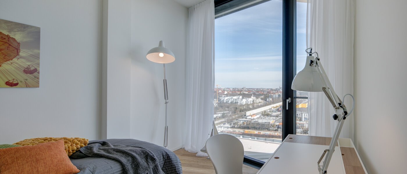 apartment München Nymphenburg 02 2. sleeping area 10451