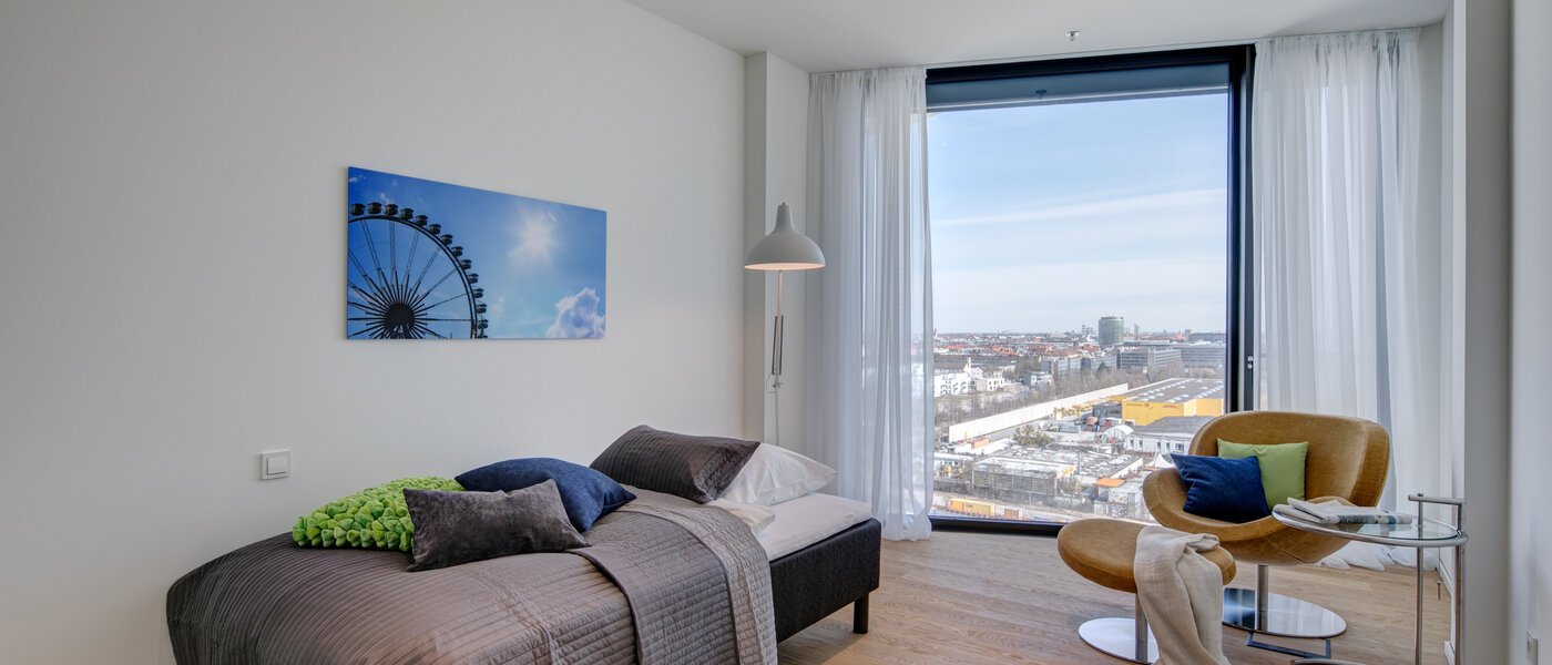 apartment München Nymphenburg 01 3. sleeping area 10451