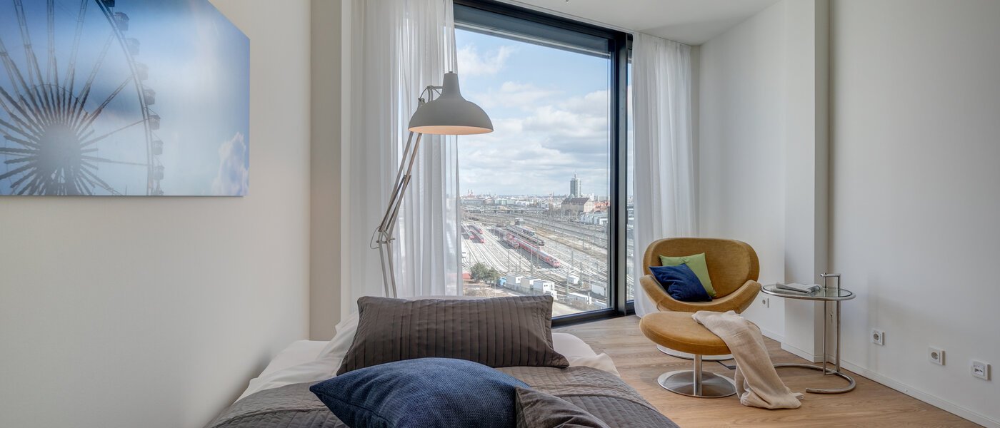 apartment München Nymphenburg 03 3. sleeping area 10451