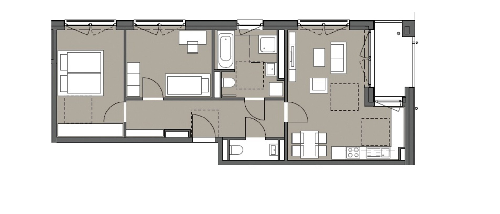 apartment München Am Hart 01 floor plan 10454