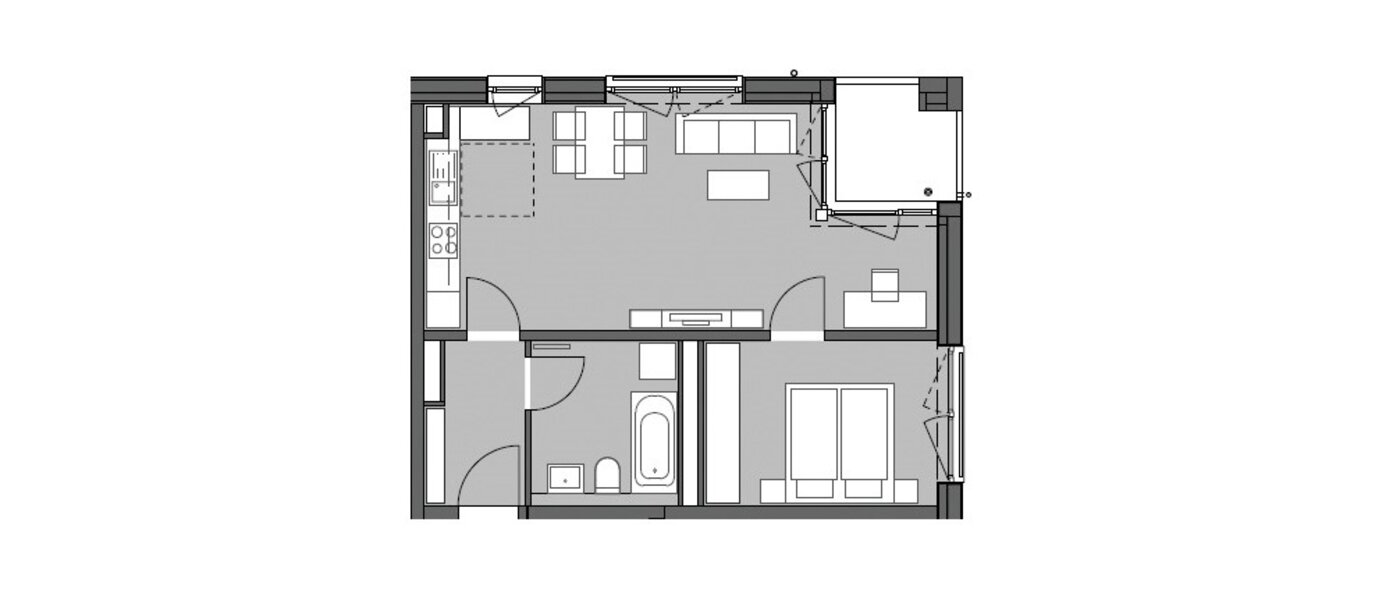 apartment München Am Hart 01 floor plan 10475