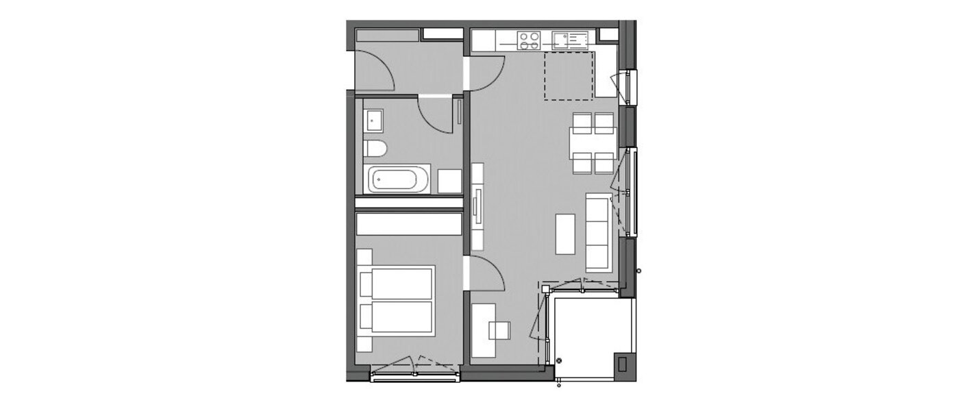 apartment München Am Hart 01 floor plan 10520