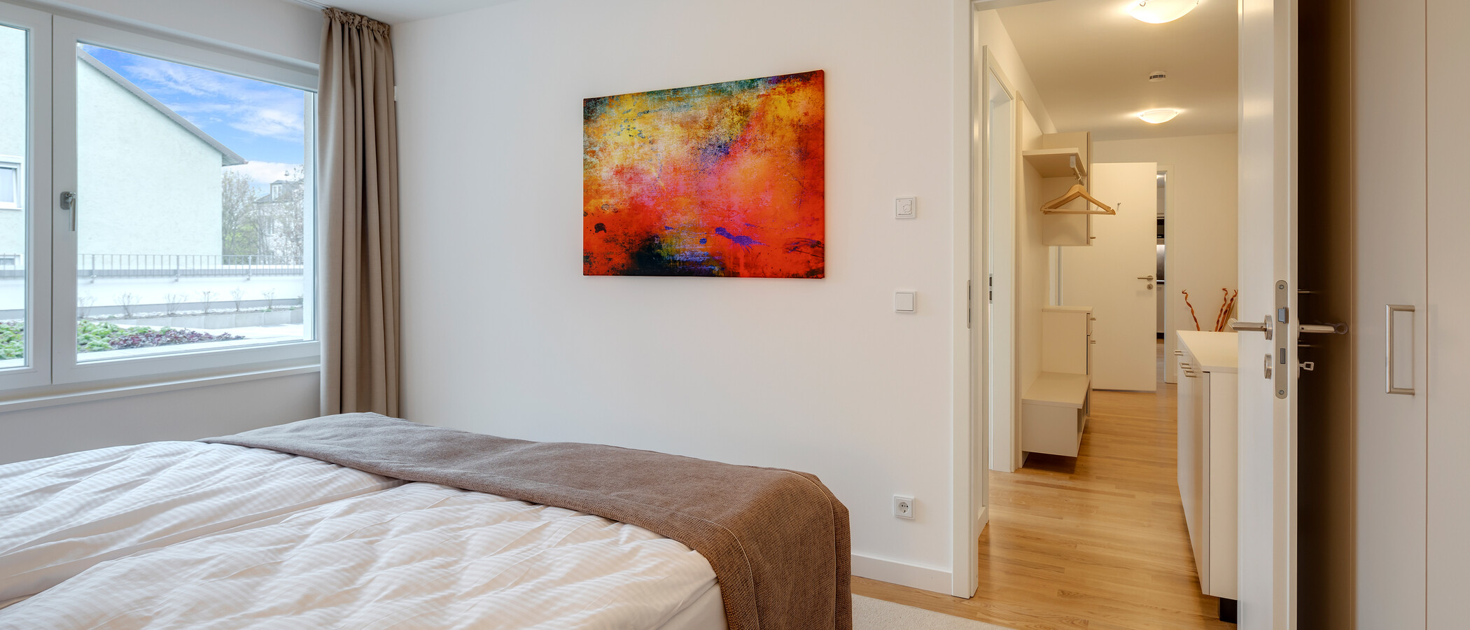 apartment München Am Hart 03 sleeping area 10531
