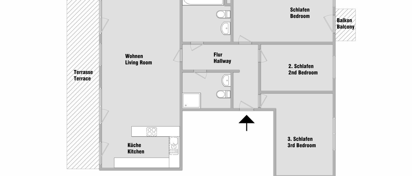 apartment München Mittersendling 01 floor plan 10537