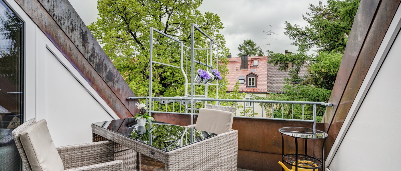 attic apartment München Obersendling 02 terrace 10566