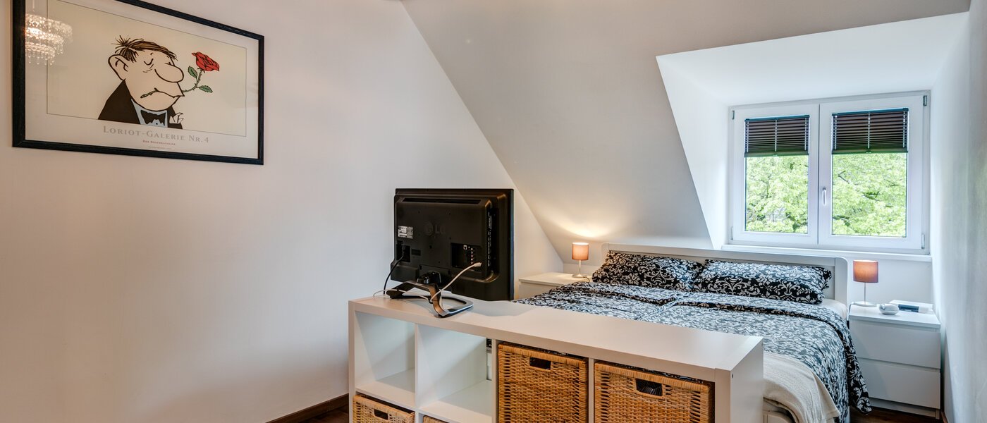 attic apartment München Obersendling 01 sleeping area 10566