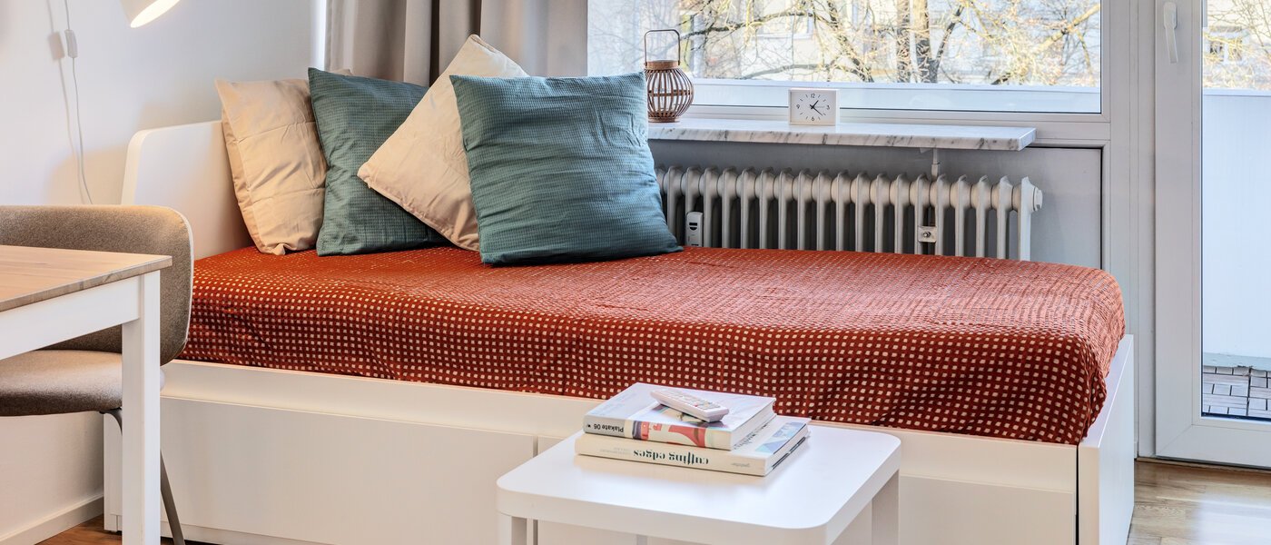 studio München Neuhausen 01 sleeping area 10591