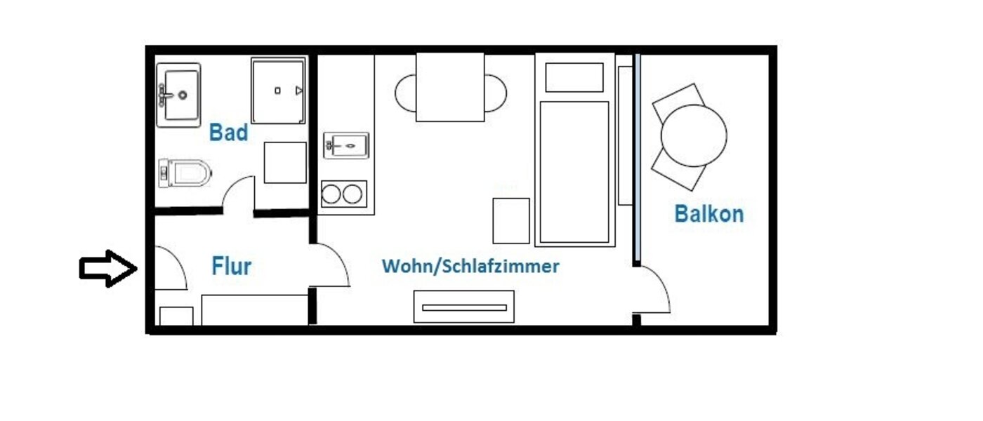 studio München Neuhausen 01 floor plan 10591