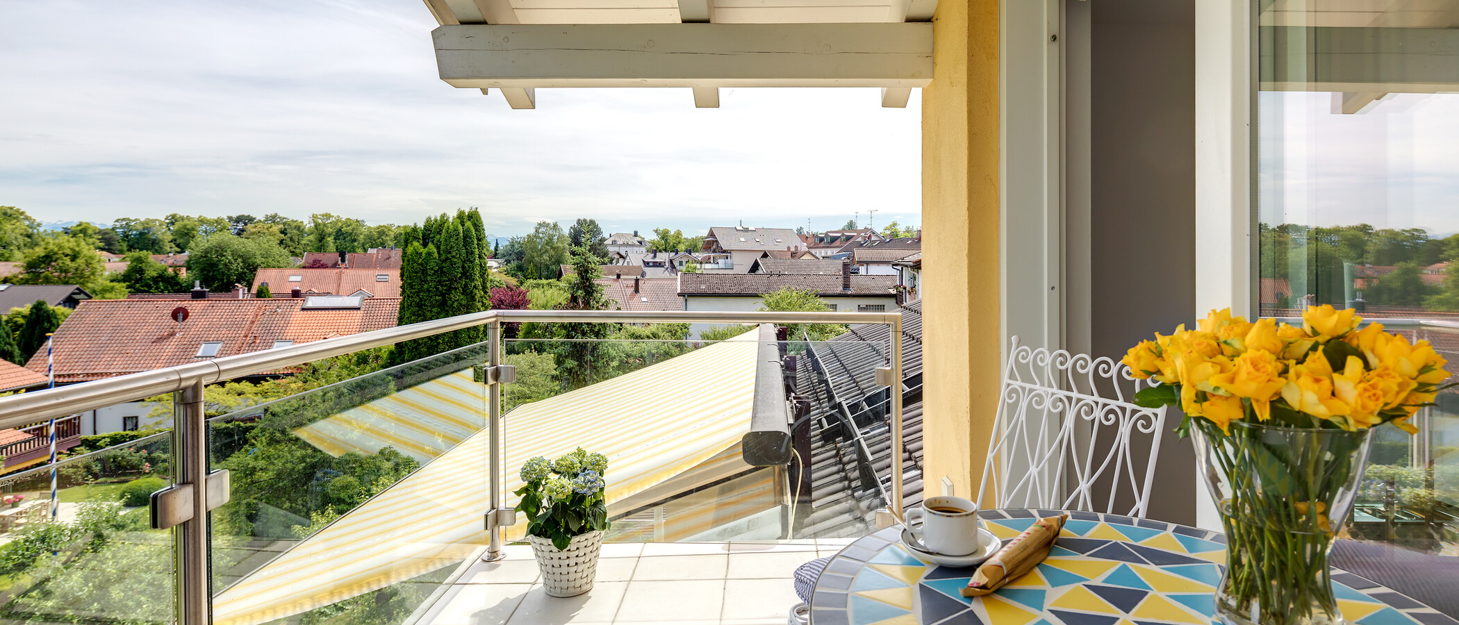 maisonette-gallery apartment Tutzing 03 1. balcony 10604