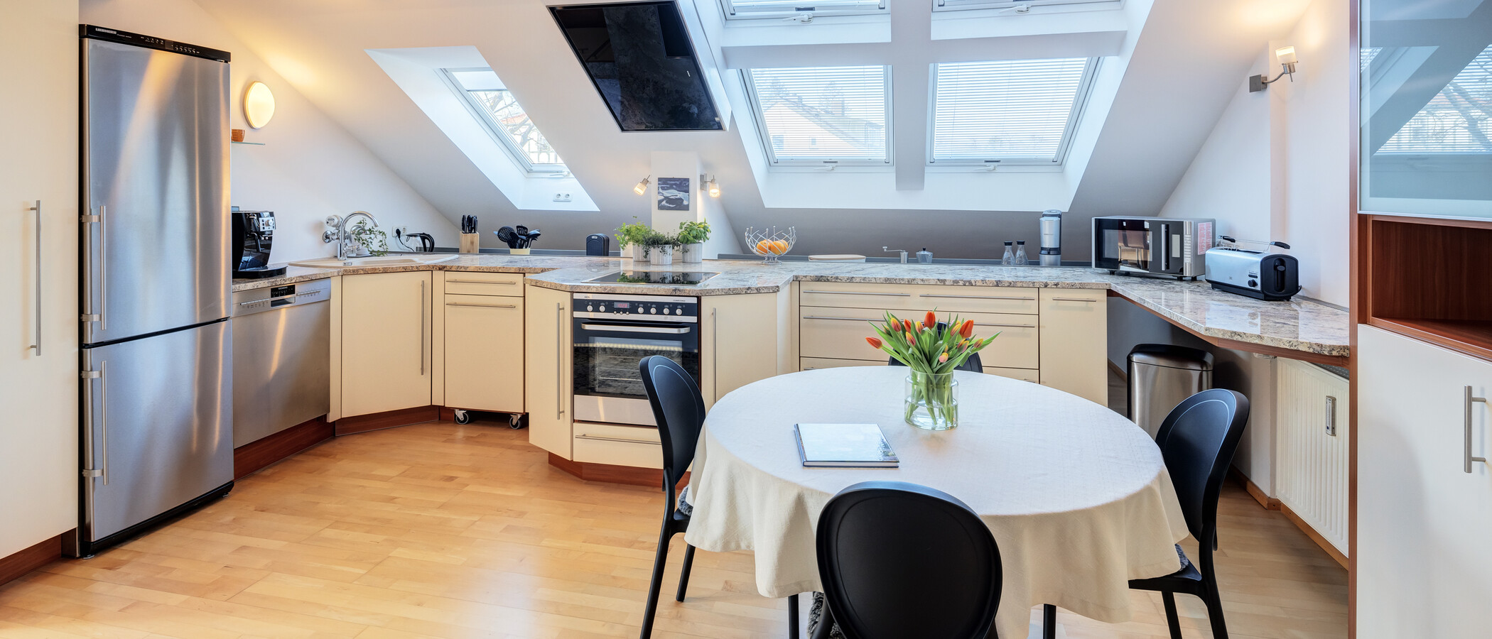 attic apartment Gräfelfing 01 kitchen 10636