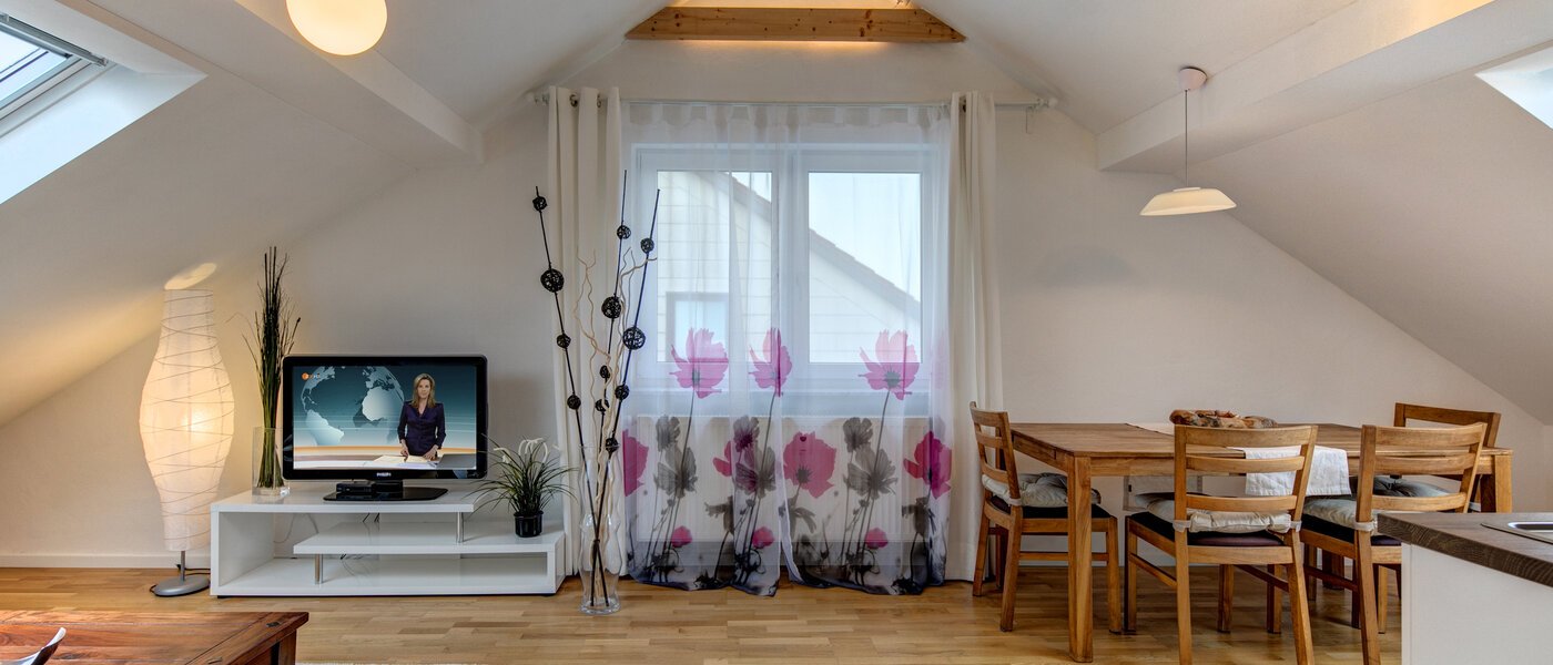 attic apartment Eching 04 living room 10655