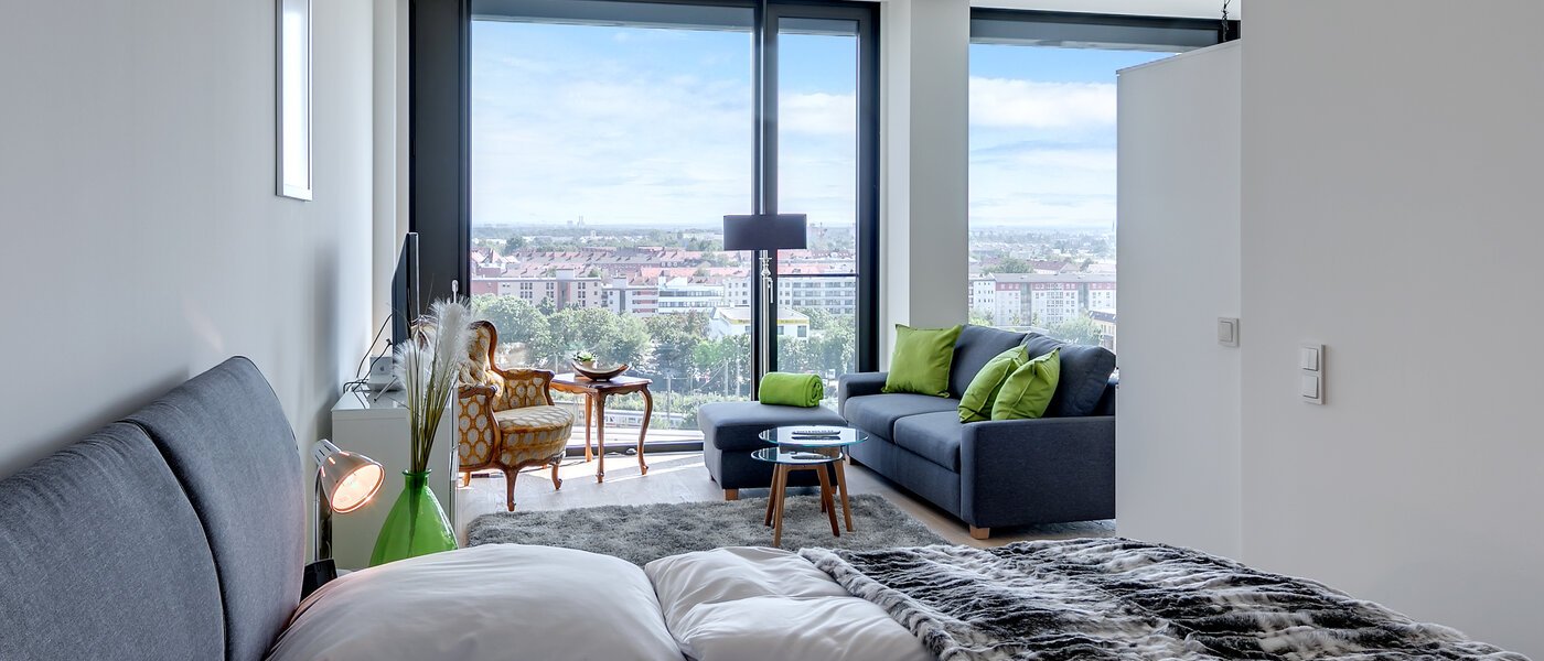 apartment München Nymphenburg 01 sleeping area 10688