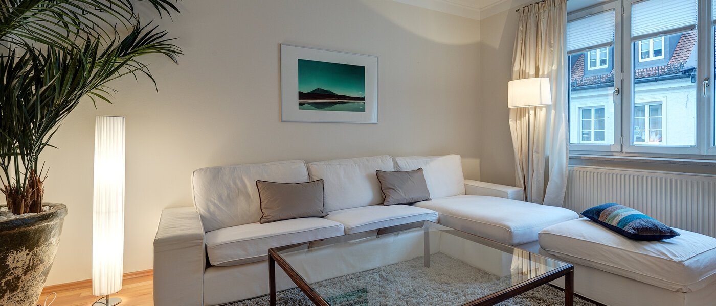 apartment München Lehel 02 living room 10694