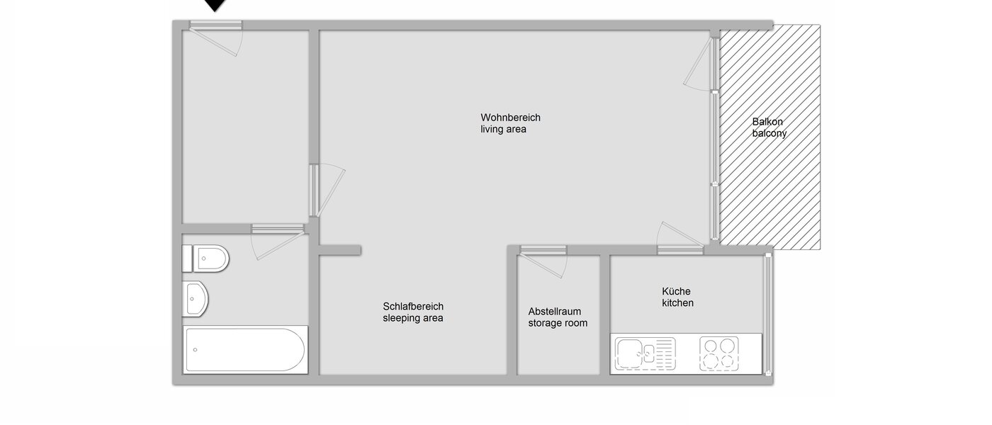 apartment München Berg am Laim 01 floor plan 10726