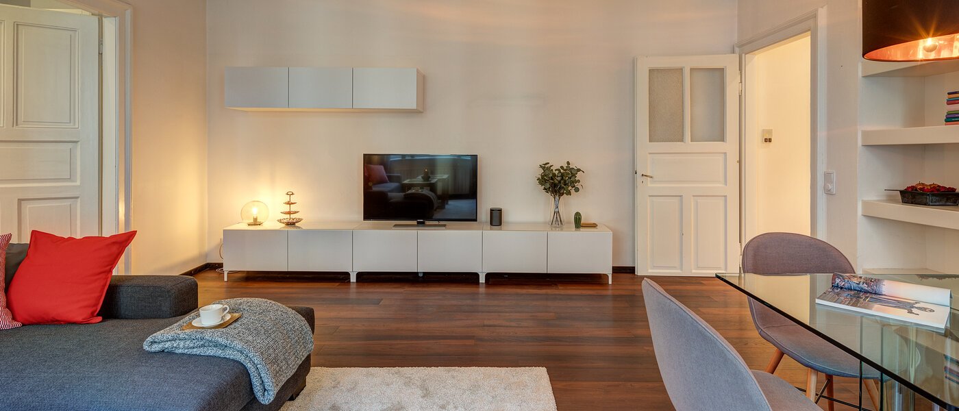 apartment München Lehel 05 living room 10748