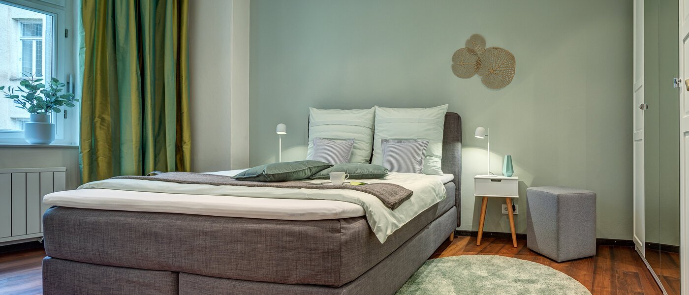 apartment München Lehel 01 sleeping area 10748