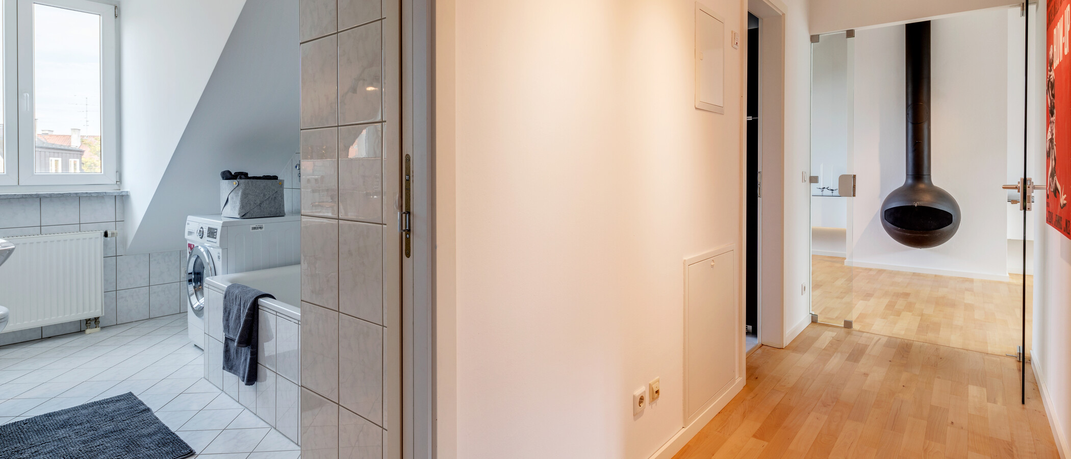 attic apartment München Schwabing-Nord (zw. Belgrad- & Leopoldstraße) 01 hall 10759