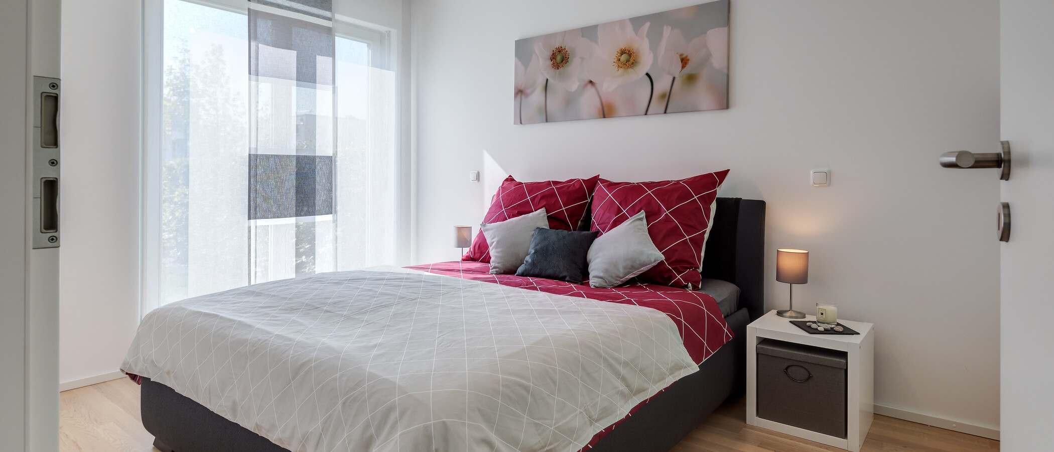 apartment München Messestadt Riem 01 sleeping area 10766