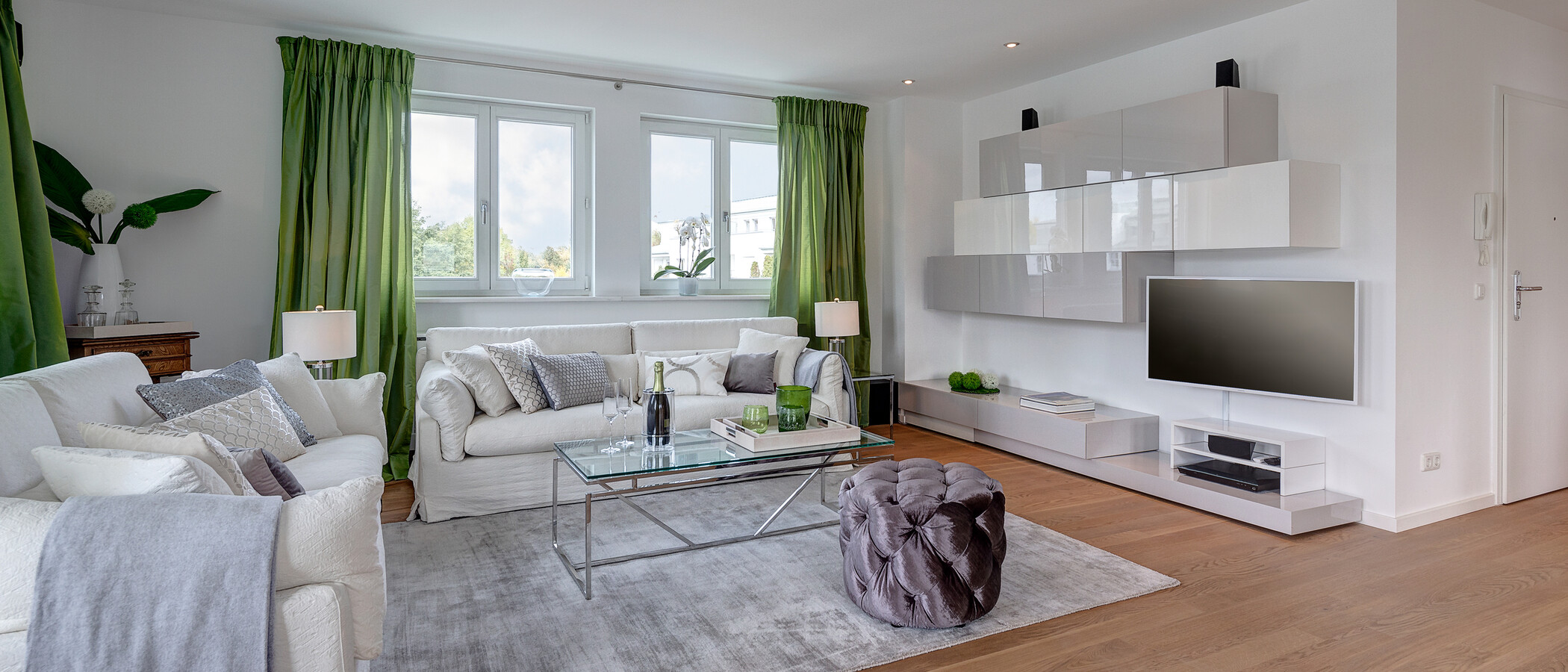 roof terrace apartment München Bogenhausen 04 living room 10781