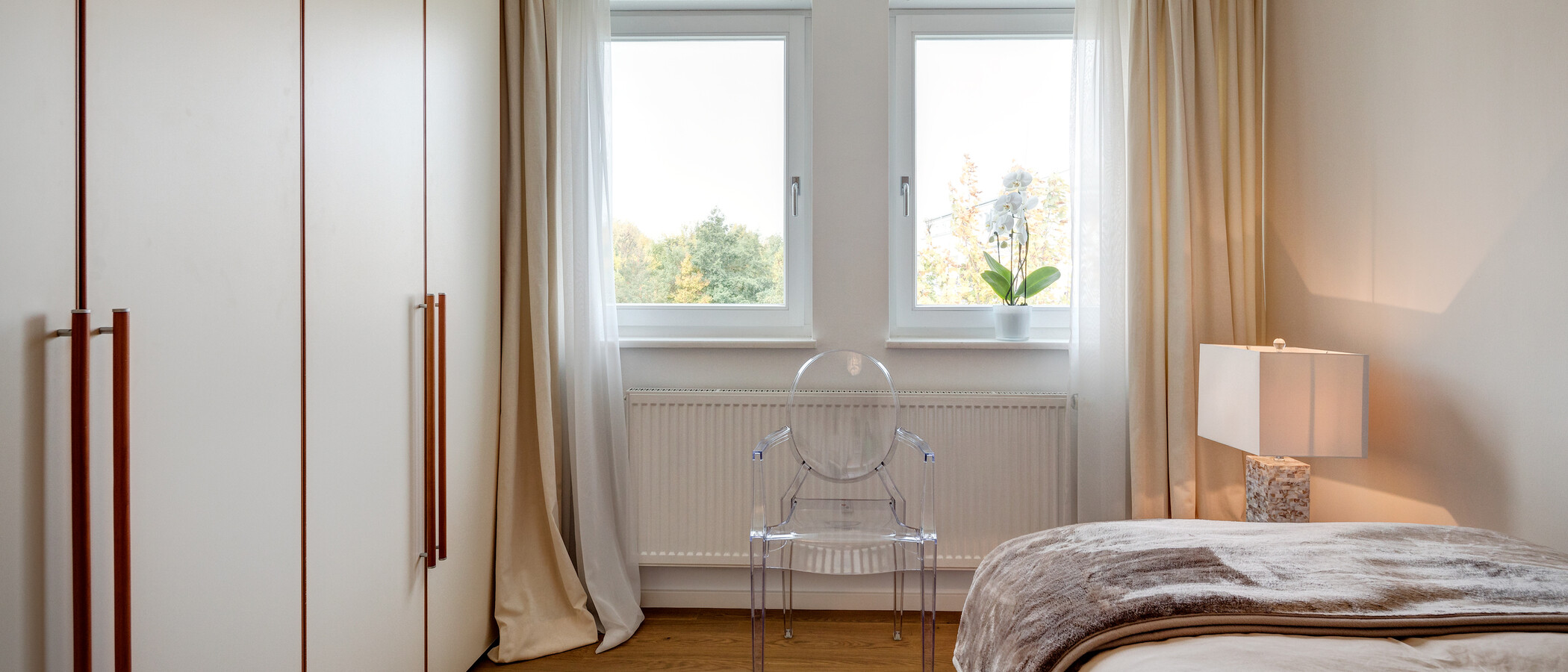 roof terrace apartment München Bogenhausen 02 3. sleeping area 10781