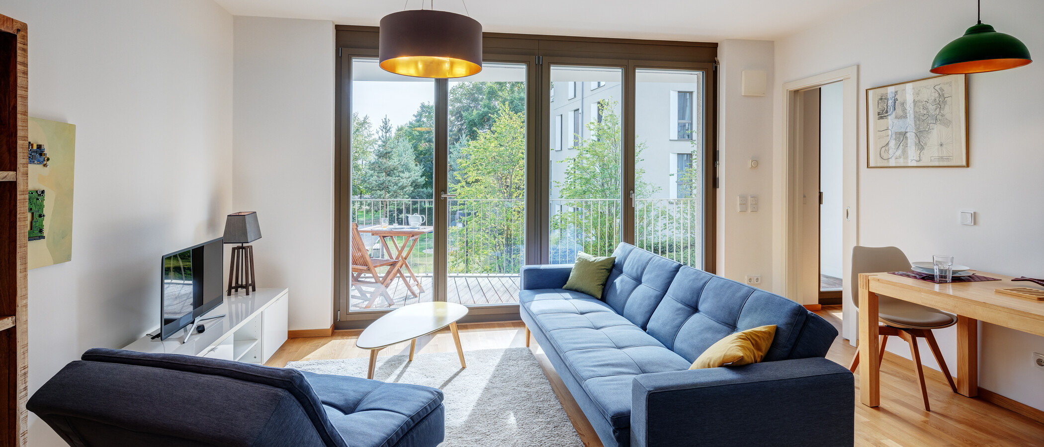 apartment München Schwabing - Domagkpark 01 living area 10791