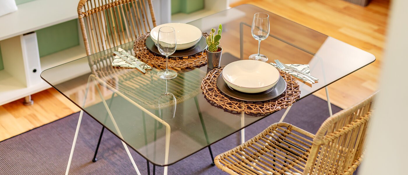 attic apartment München Altstadt 04 dining room 10799